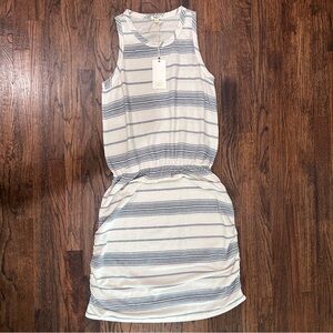 Dylan Maritime Y-Dye Stripe Malibu Dress Size Medium